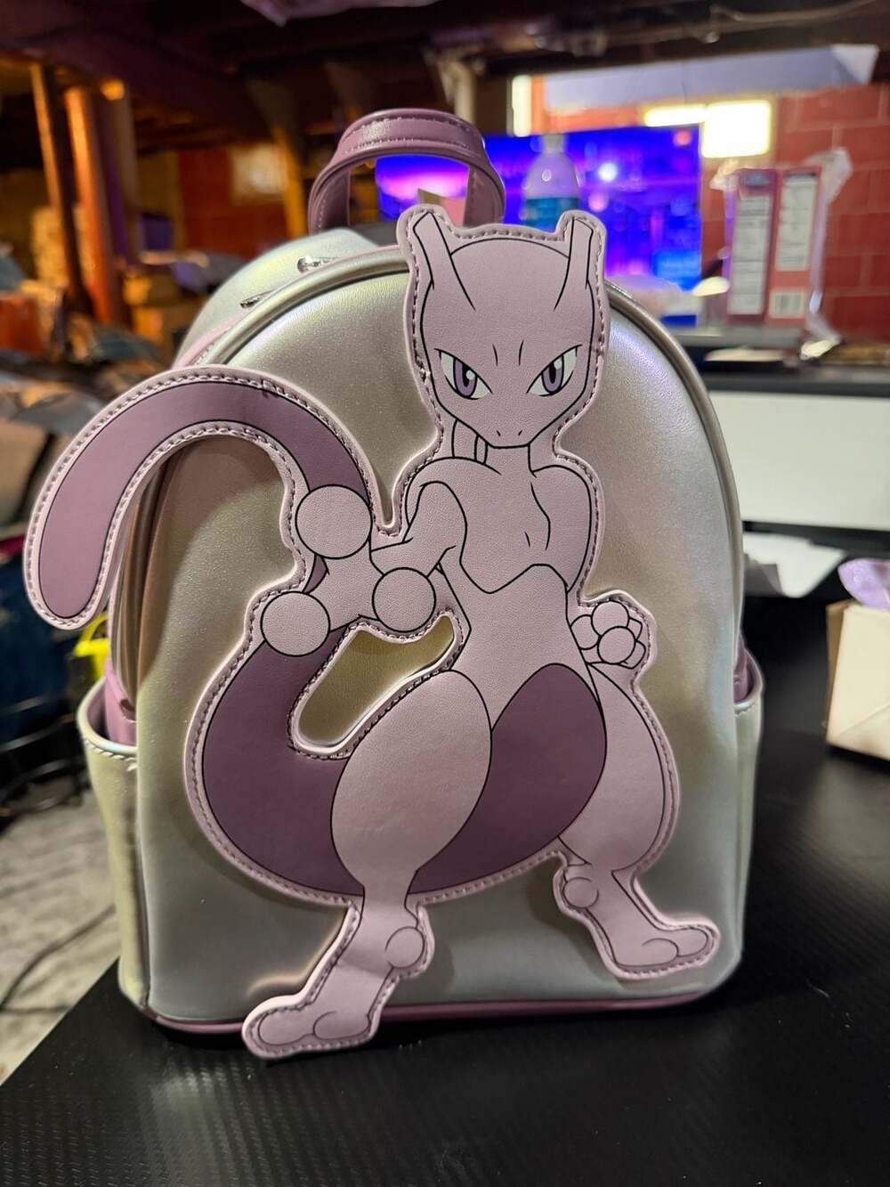 Loungefly Pokémon Mewtwo Iridescent Mini Backpack New With Tags
